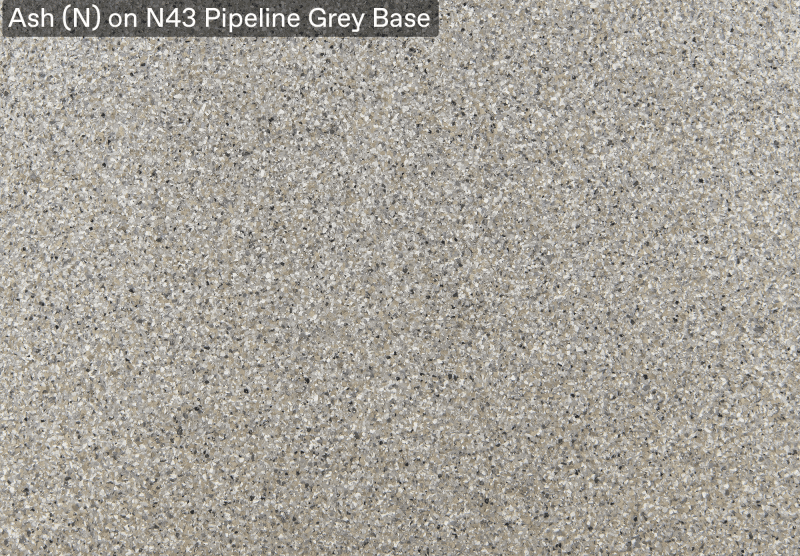 Ultra Flake Ash N On N43 Pipeline Grey Base official colour sample