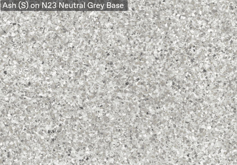 Ultra Flake Ash S On N23 Neutral Grey Base official colour sample