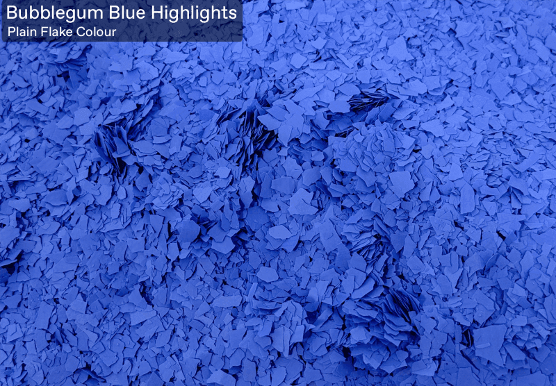 Ultra Flake Bubblegum Blue Highlights official colour sample