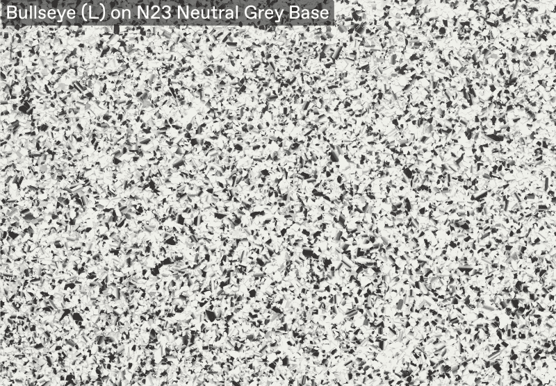 Ultra Flake Bullseye L On N23 Neutral Grey Base official colour sample