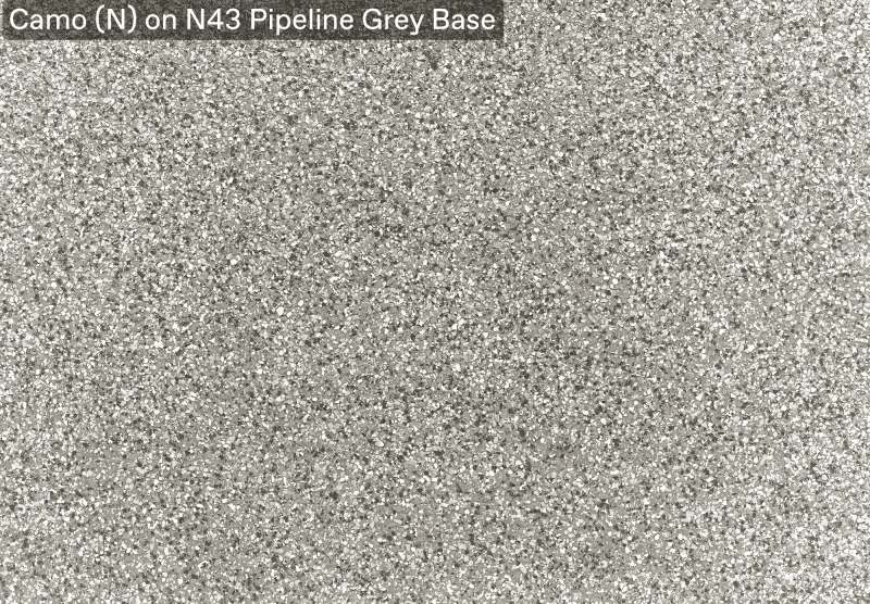 Ultra Flake Camo N On N43 Pipeline Grey Base official colour sample