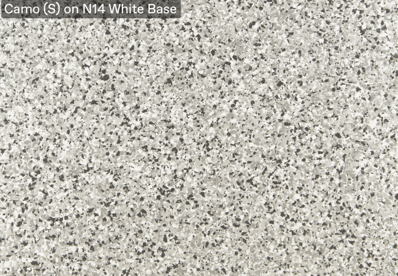 Ultra Flake Camo S On N14 White official colour sample