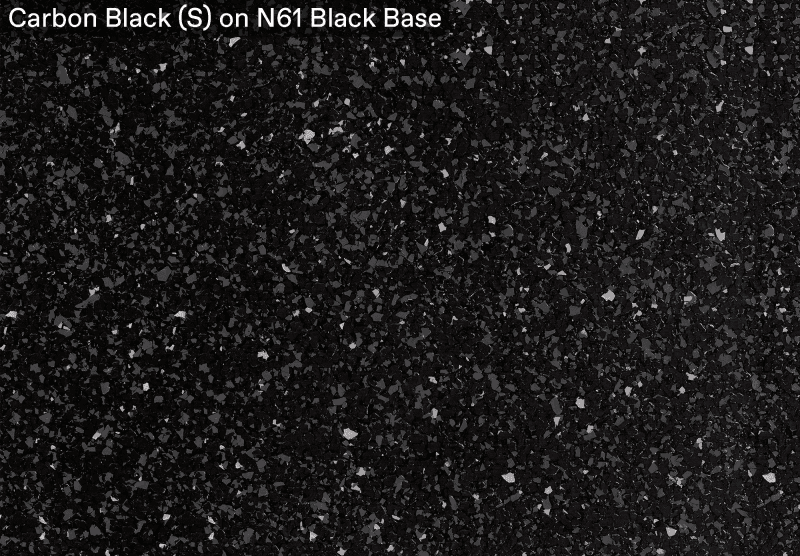 Ultra Flake Carbon Black S On N61 Black Base official colour sample