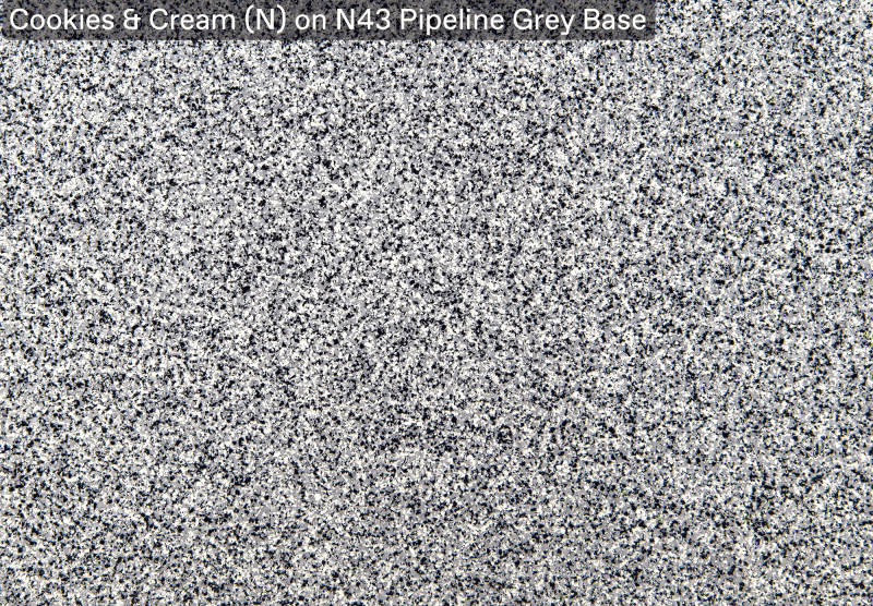 Ultra Flake Cookies Cream N On N43 Pipeline Grey Base official colour sample