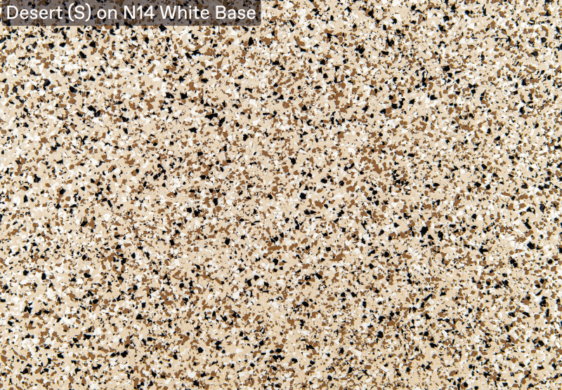 Ultra Flake Desert S On N14 White Base official colour sample