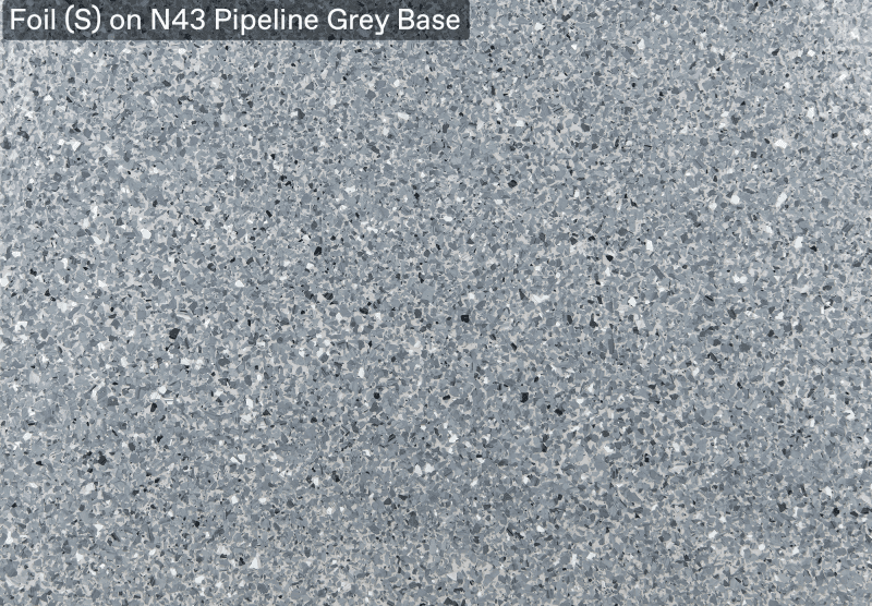 Ultra Flake Foil S On N43 Pipeline Grey Base official colour sample