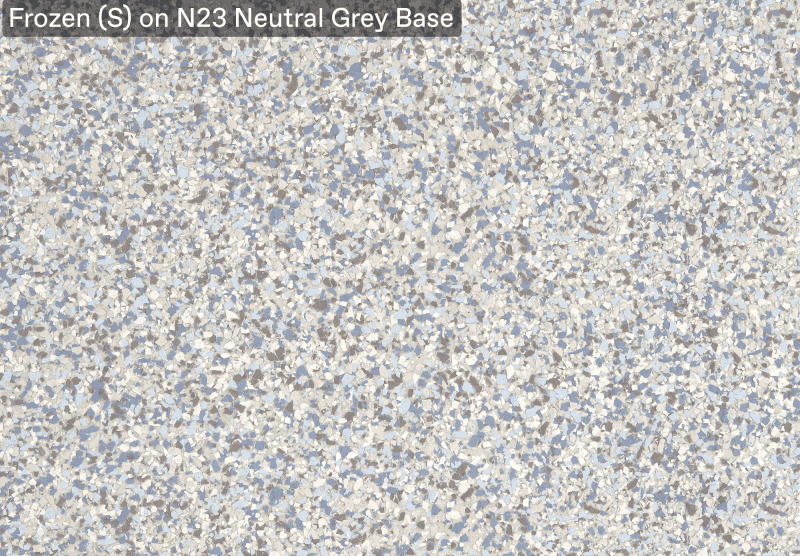 Ultra Flake Frozen S On N23 Neutral Grey Base official colour sample