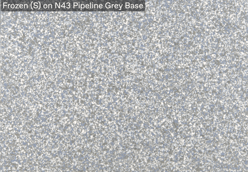 Ultra Flake Frozen S On N43 Pipeline Grey Base official colour sample