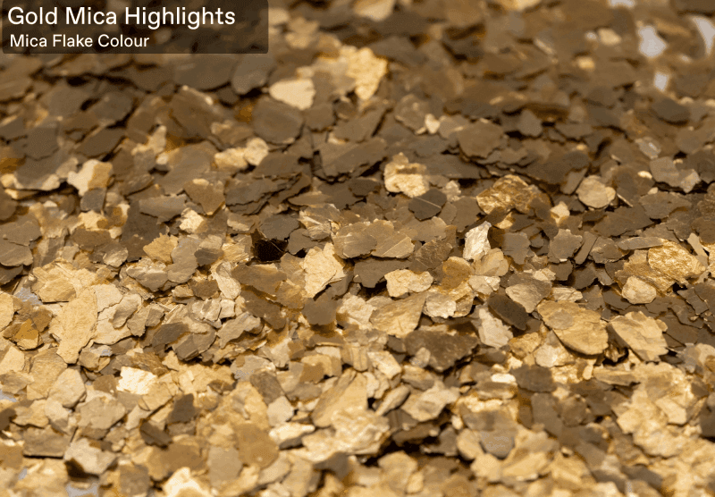 Ultra Flake Gold Mica Flake official colour sample