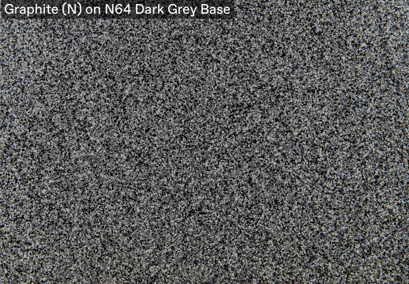Ultra Flake Graphite N On N64 Dark Grey Base official colour sample