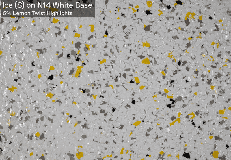 Ultra Flake Ice S With 5 Lemon Twist official colour sample