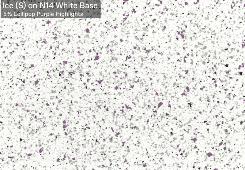 Ultra Flake Ice S With 5 Lollipop Purple official colour sample