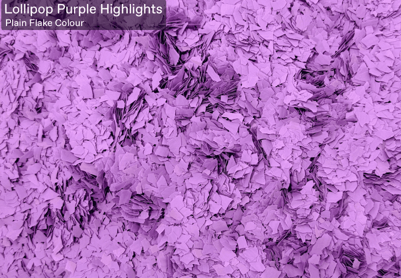 Ultra Flake Lollipop Purple Highlights official colour sample