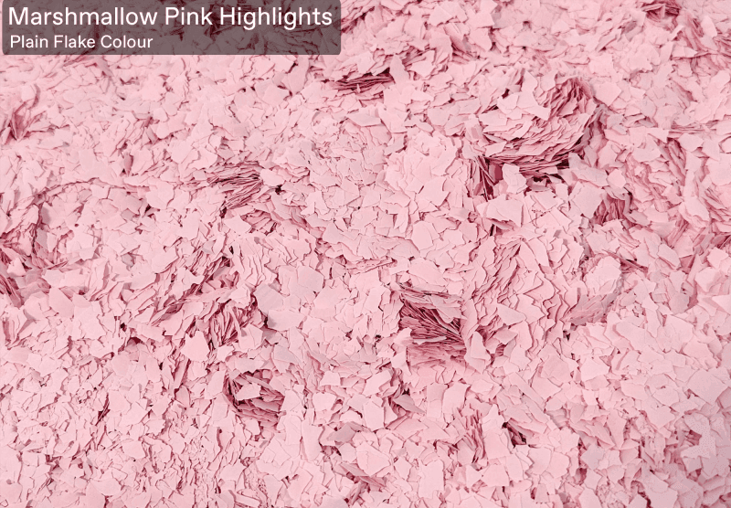 Ultra Flake Marshmallow Pink Highlights official colour sample