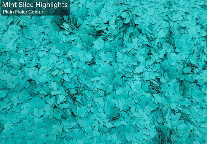 Ultra Flake Mint Slice Highlights official colour sample