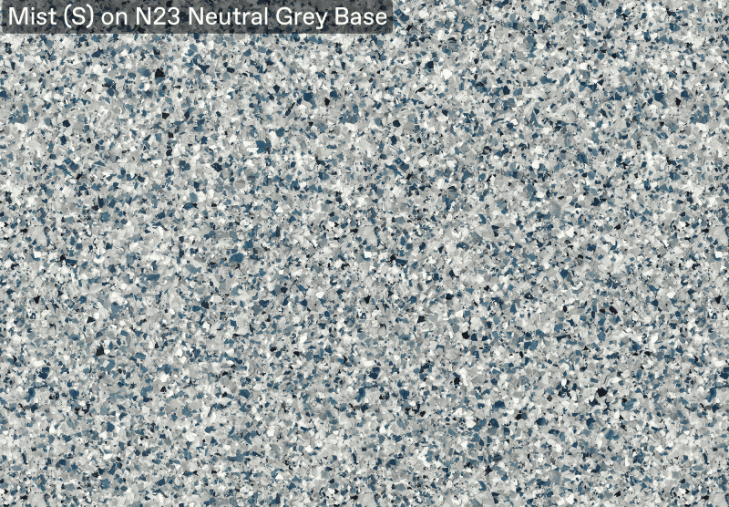 Ultra Flake Mist S On N23 Neutral Grey Base official colour sample