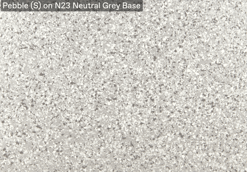 Ultra Flake Pebble S On N23 Neutral Grey Base official colour sample
