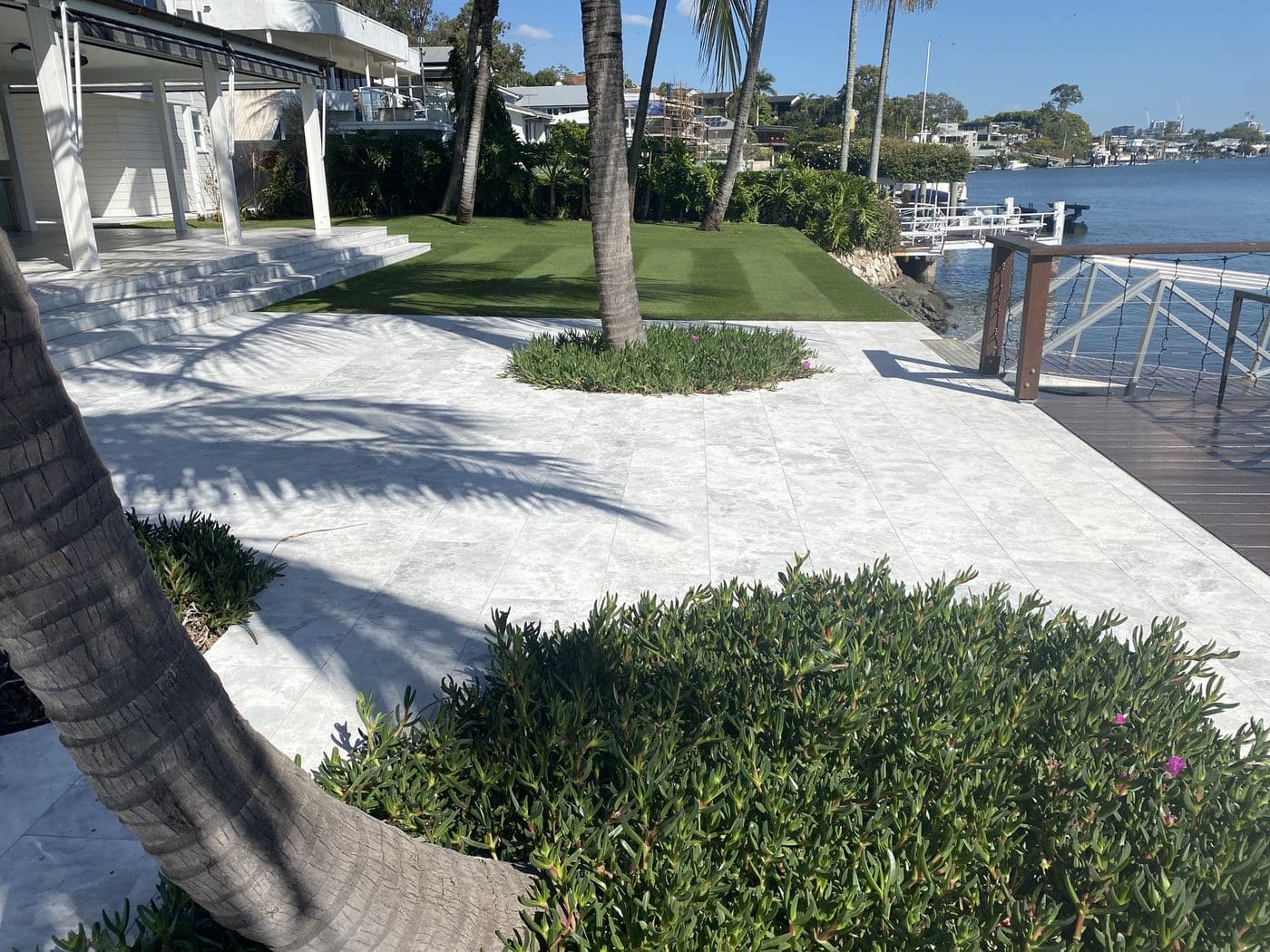 Pools & exteriors project completed by Stone Care Co.