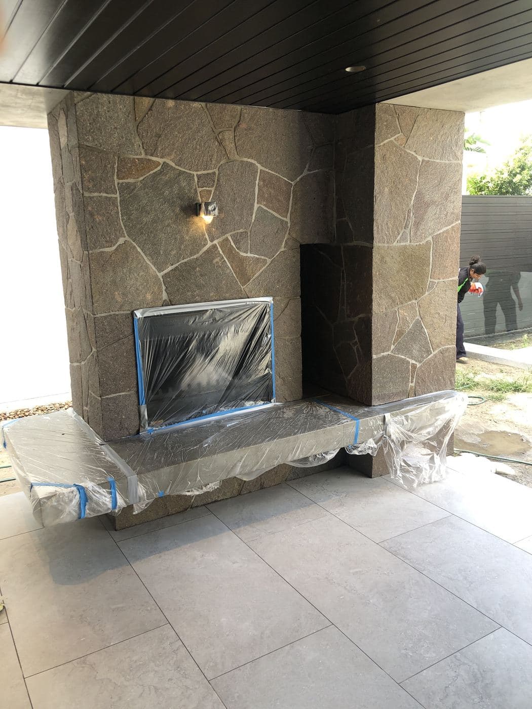 Pools & exteriors project completed by Stone Care Co.