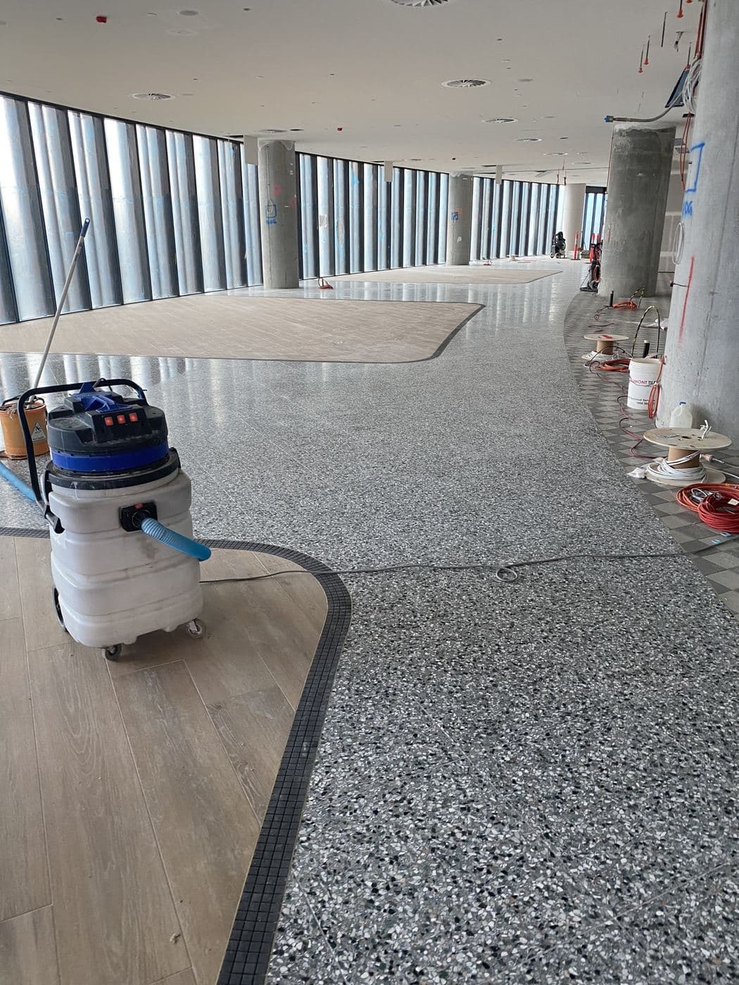 Epoxy & commercial project completed by Stone Care Co.