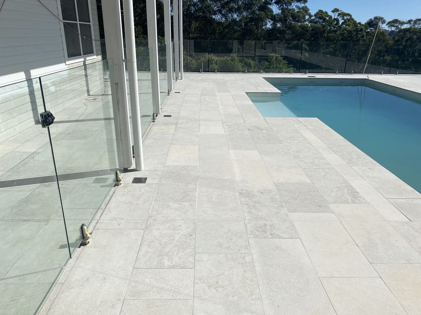 Pools & exteriors project completed by Stone Care Co.
